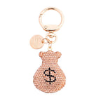 Dollar Rhinestone Keychain