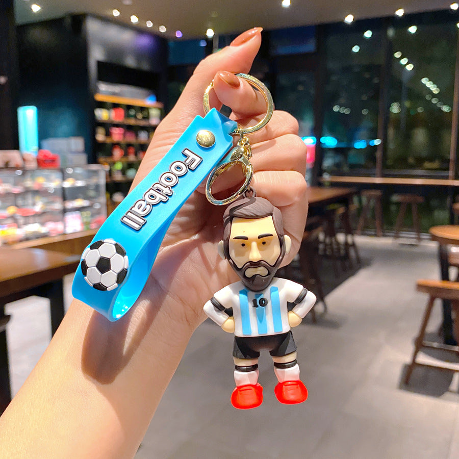 Cartoon Sports Star Keychain