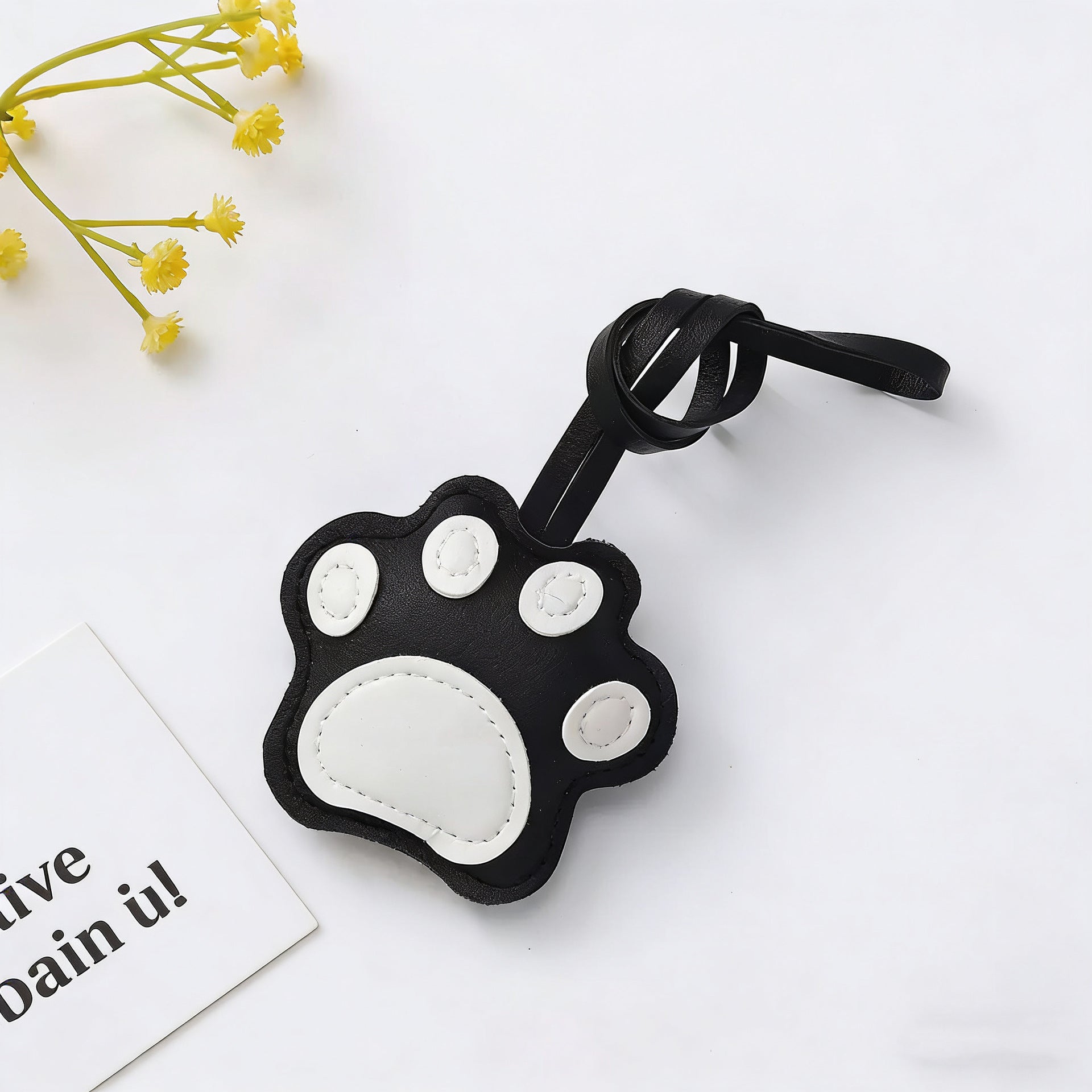 Leather Cat Paw Charm