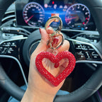 Crystal Heart Keychain