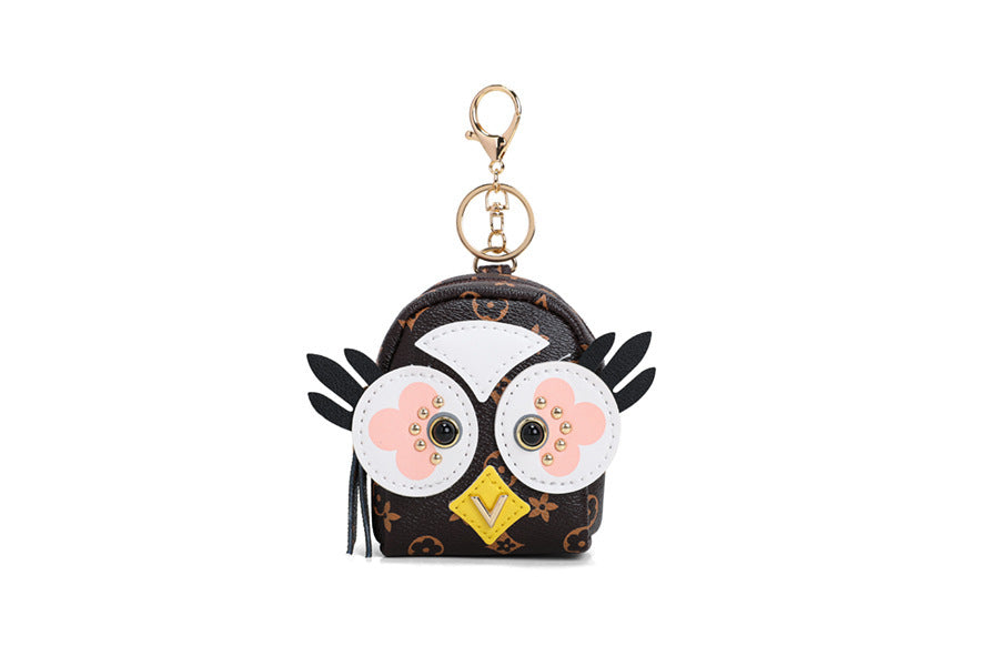 Owl Coin Keychain Pouch