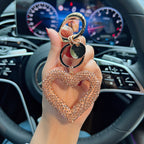 Crystal Heart Keychain