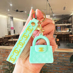 Mini Handbag Silicone Keychain