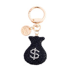 Dollar Rhinestone Keychain