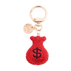 Dollar Rhinestone Keychain