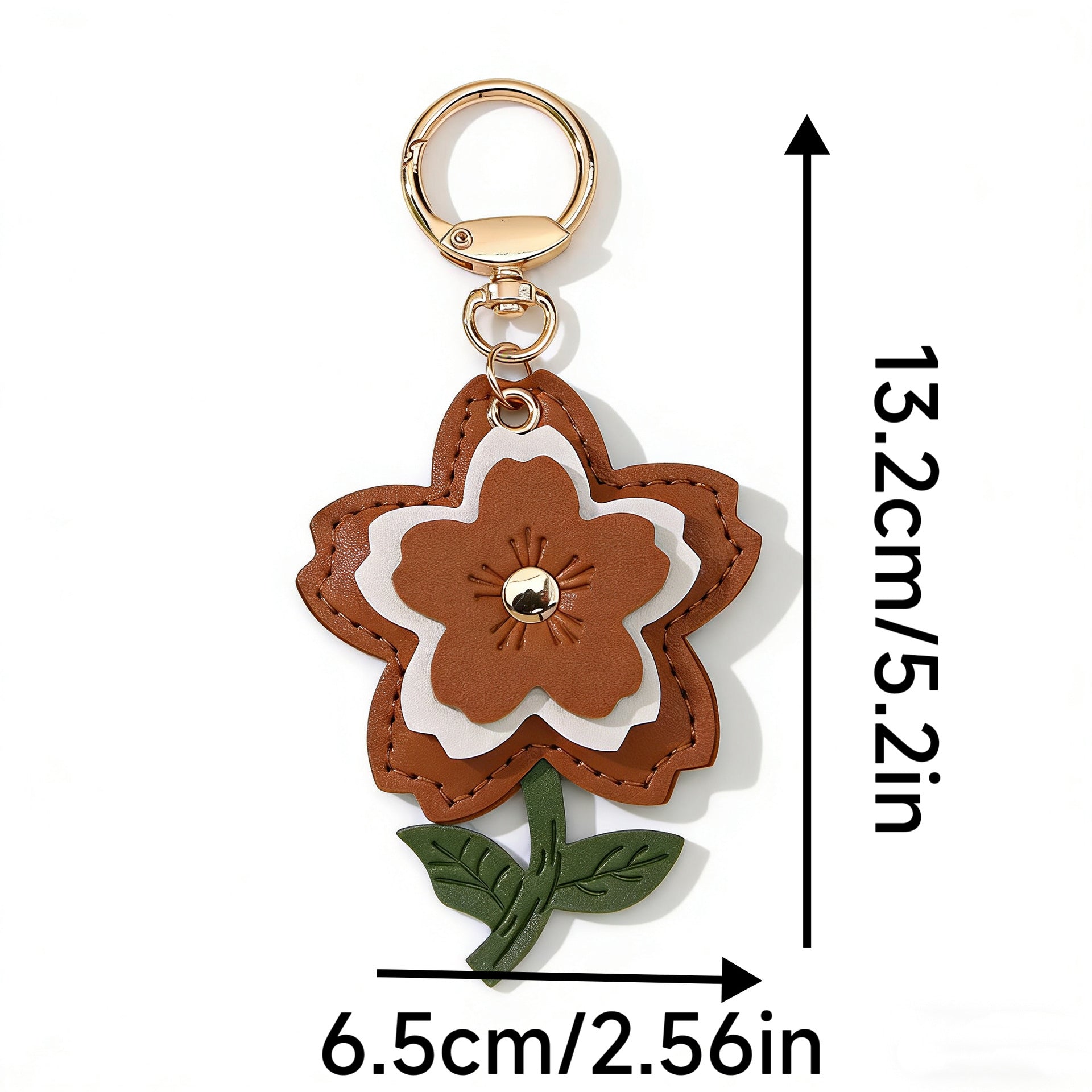 Leather Sakura Charm