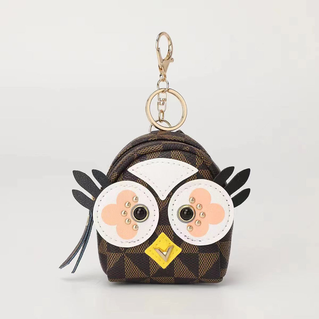 Owl Coin Keychain Pouch