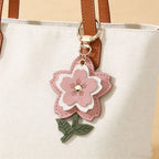Leather Sakura Charm