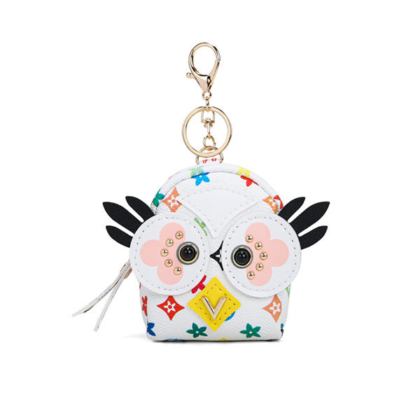Owl Coin Keychain Pouch