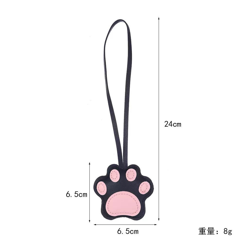 Leather Cat Paw Charm