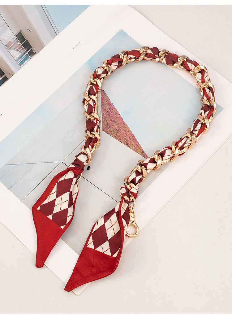 Scarf Chain Bag Strap