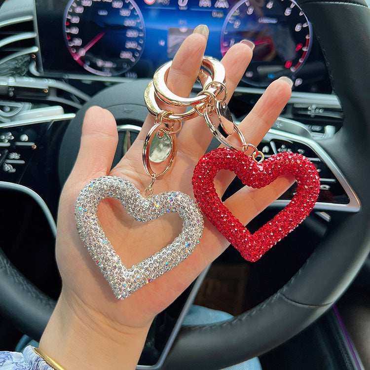Crystal Heart Keychain
