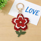 Leather Sakura Charm