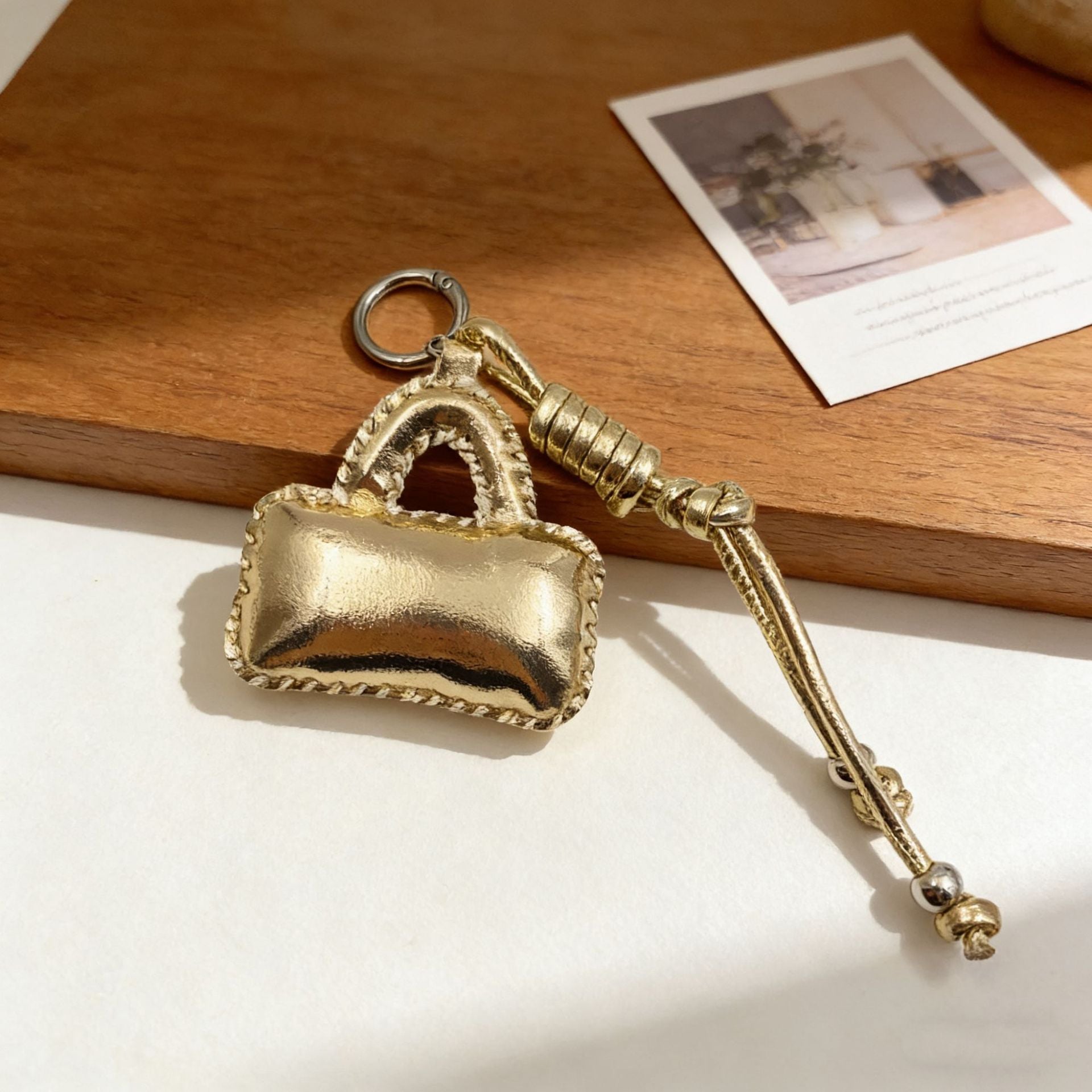 Glossy Mini Bag Charm