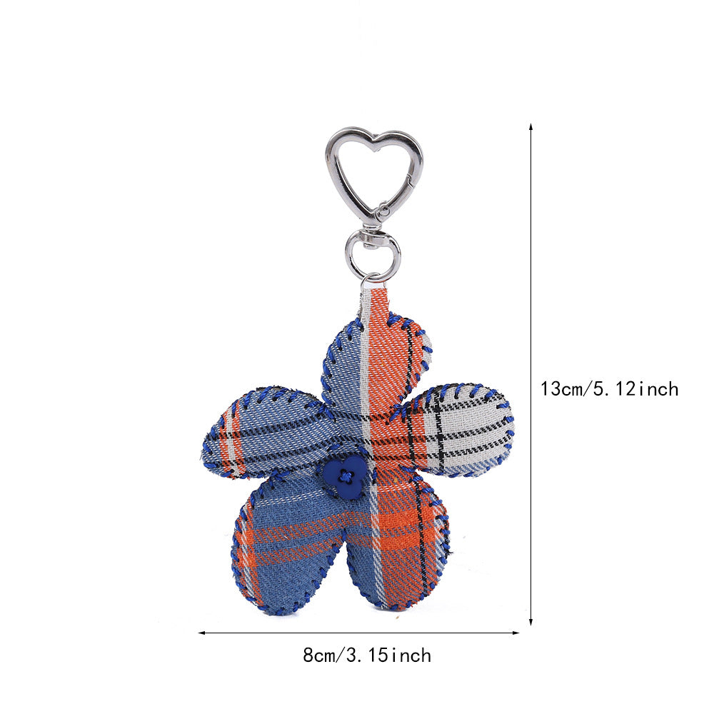 Denim Charm Keychain