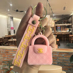 Mini Handbag Silicone Keychain