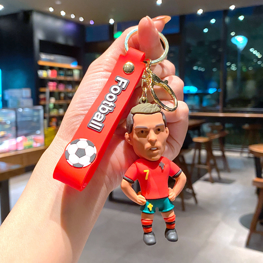Cartoon Sports Star Keychain