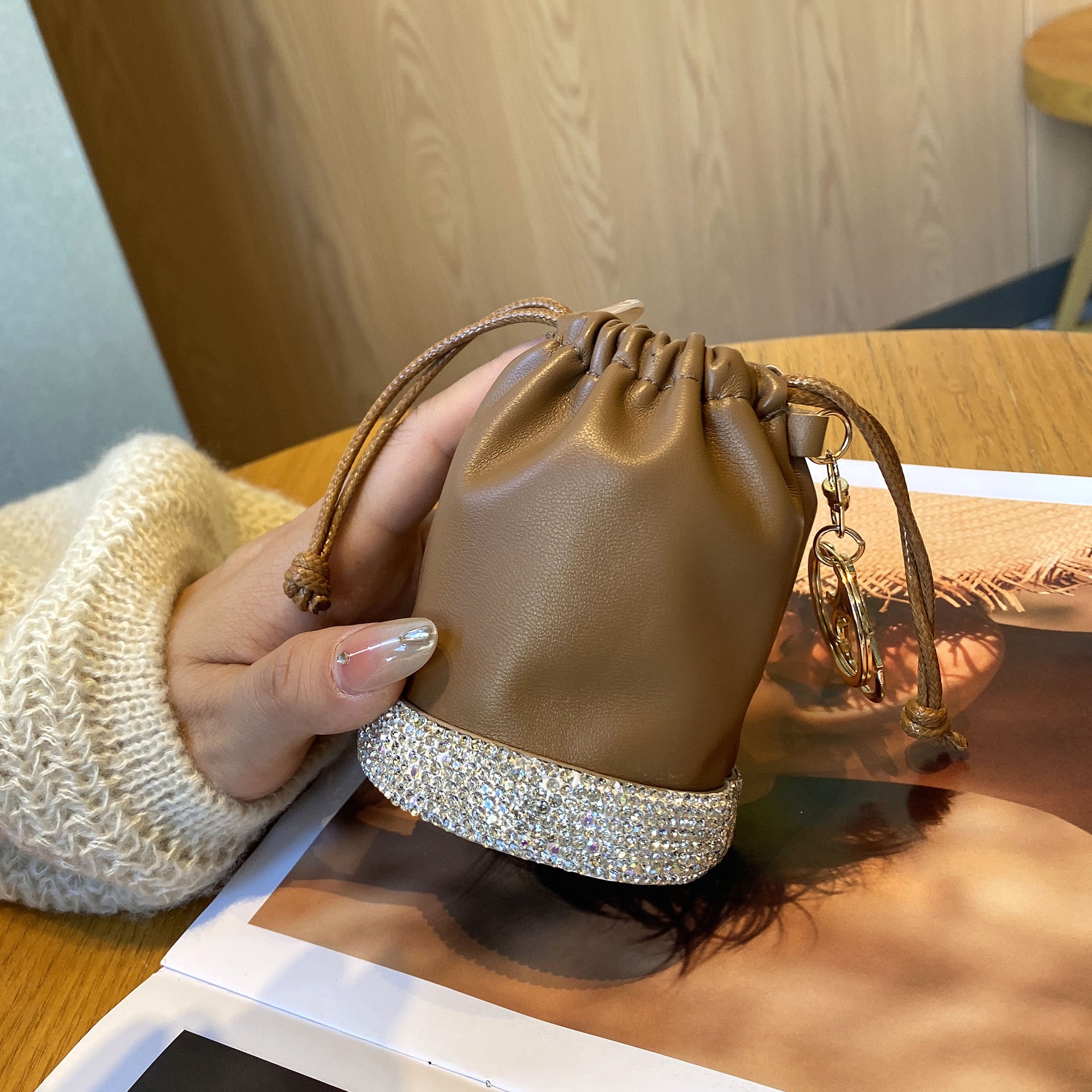 PVC Drawstring Coin Pouch
