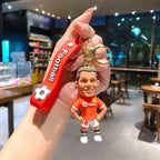 Cartoon Sports Star Keychain
