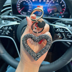 Crystal Heart Keychain