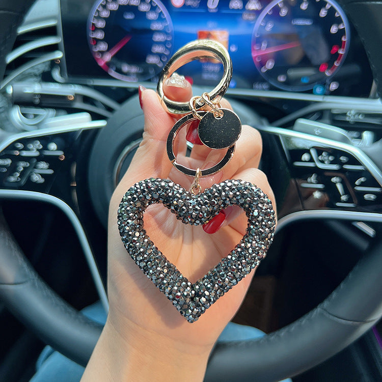 Crystal Heart Keychain