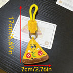 Lether Food  Bag Charm
