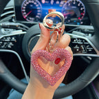 Crystal Heart Keychain