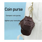 Cap Zipper Keychain Pouch